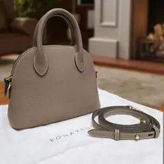 新品✨ボナベンチュラ エマ バッグ 22シュリンク ハンドバッグ エトープ