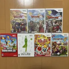 Wiiソフト7本セット ドラゴンクエスト他