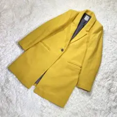 ZARA ザラ ロングコート イエロー Aライン M