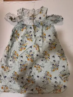 ★美品 オープンショルダー ノースリーブ ワンピース 160★