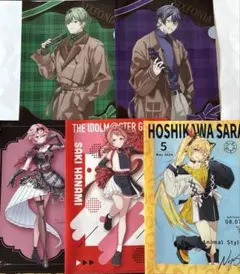 【まとめ売り】アニメ クリアファイル 5枚セット
