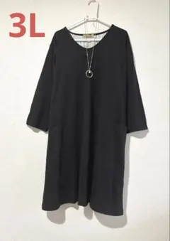 大きいサイズ 新品 Vネック チュニック 3L