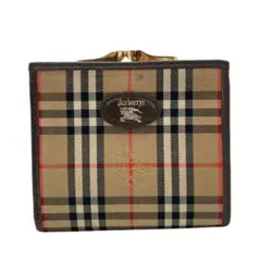 1405 BURBERRYS バーバリー 折り財布 がま口 ノバチェック