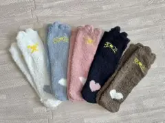 新品未使用もこもこ靴下5足セット