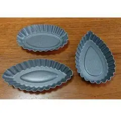 和菓子型 3個セット 楕円形・涙形・長方形