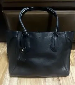 ✳︎最終値下げ【美品】LONGCHAMP ブラック レザートートバッグ