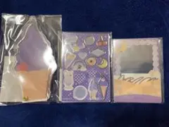 フクヤ アイスクリームパーラー パープル 3点セット