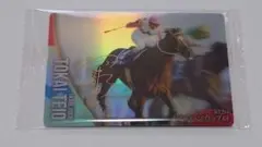 トウカイテイオー 岡部幸雄 金色箔押しサイン入り サラブレッドホースコレクション