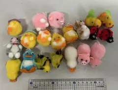 ふわふわ　マスコット　動物　まとめ　駄玩具　昭和レトロ　ファンシー　当時物