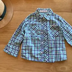 ❣️美品　キッズ　チェックシャツ　90