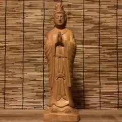 土井高太郎様keep…大正期・国宝写仏「月光・不空羂索観音菩薩」月光菩薩・木彫 2025年最新】東大寺月光仏の人気アイテム - メルカリ