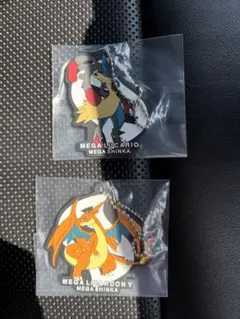ポケモン　一番くじ　ラバーチャーム　メガルカリオ　メガリザードンY