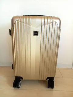 旅行に [VARNIC] キャリーバッグ シャンパンゴールド S TASロック