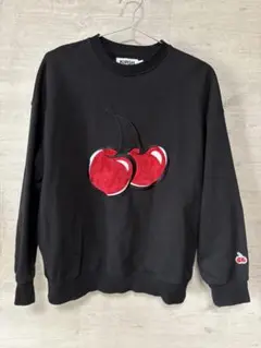 KIRSH キルシー さくらんぼ チェリー ビッグロゴ 黒 1サイズ スエット
