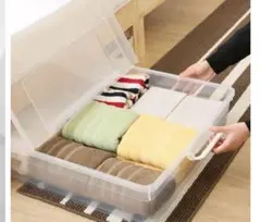 新品　未使用　ニトリ　キャスター付きベッド下収納　52L 3個セット