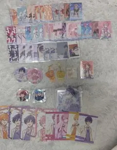アニメキャラクター 缶バッジ・カードセット