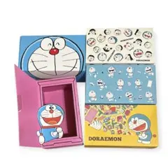 ドラえもん マスクケース　5種セット開閉式収納ボックス
