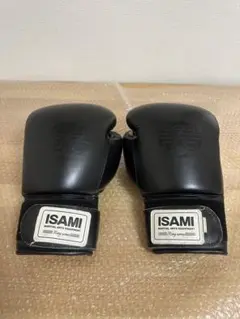 早い者勝ち ISAMI ボクシンググローブ ブラック14オンス