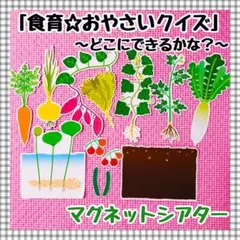 食育 マグネットシアター　ペープサート　保育知育教材　幼稚園　パネルシアター