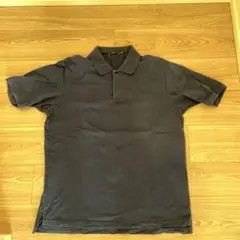 Lサイズ ダークブルーポロシャツ