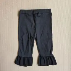 新品タグ付★バースディ★七分丈裾フリルパンツ レギンス ブラック 95㎝ 送料込
