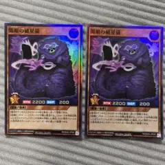 ラッシュデュエル 闇眼の破星猫 スーパーレア 2枚