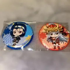 戦国乙女　缶バッジ　シンゲン　ケンシン