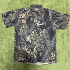 MOSSY OAK 半袖ワークシャツ カモフラージュ