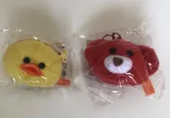 モジョジョジョ　フェイスポーチBC ひよこ　くま　2点セット