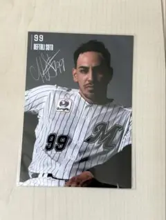 千葉ロッテマリーンズ　#99　ネフタリ・ソト　ブロマイド　オンラインくじ