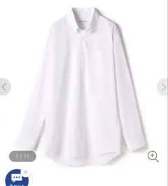 AOKI 青木　新品　ワイシャツ　白　М　 L&Wデザイン 長袖シャツ　接触冷感