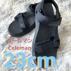 コールマンColemanサンダル黒グラック23cm