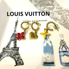 LOUIS VUITTON ブークル ドレイユ スウィートモノグラム ピアス3点