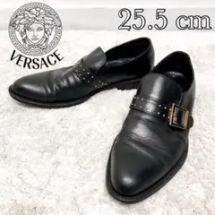 ヴェルサーチ ドレスシューズ ブラック メンズ 25.5㎝