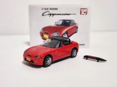 1/64ミニカー　スズキカプチーノ　レッド　組立済