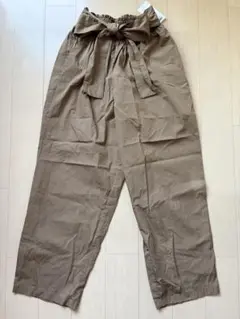 【新品未使用】URBAN RESEARCH コットン ワイドパンツ