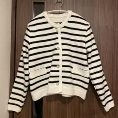 ボーダー カーディガン