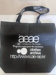 新品未開封【aeaeエコバッグ】ブラック 2025年最新】AEAE 付属品：付属品なし エコバッグの人気アイテム