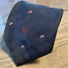 【極美品】Christian Dior ネクタイ ネイビー