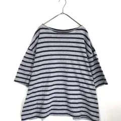 nest Robe : UpcycleLino BASIC ビッグバスクTシャツ