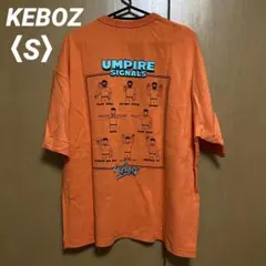 KEBOZ Tシャツ オレンジ 〈S〉 ケボズ 半袖 TEE メンズ ストリート