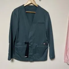 Dickies ✖︎ADAM ET ROPE ダークグリーン ノーカラージャケット