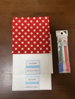 カットクロス3枚とチャコペンセット