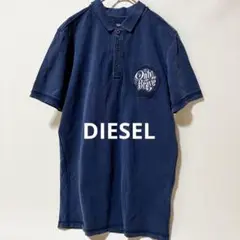 DIESEL ディーゼル ポロシャツ ネイビー Mサイズ