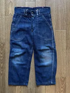 40s 50s vintage デニム　ペインターパンツ　股リベ　大戦　キッズ