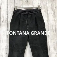 FONTANAGRANDE カジュアル アンクル テーパード イージー パンツ