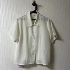レトロ 半袖ブラウス