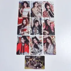 TWICE タワレコ特典 コンプリート コンプ トレカ ENEMY クリアトレカ
