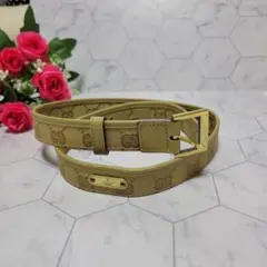 GUCCI ゴールドロゴ GCマーク ベルト スカート や パンツ に