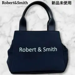 【新品未使用】Robert&Smith ロバート&スミス・ラウンドバッグ・黒